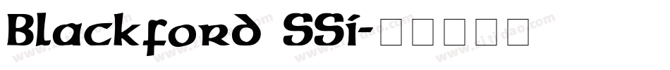 Blackford SSi字体转换
